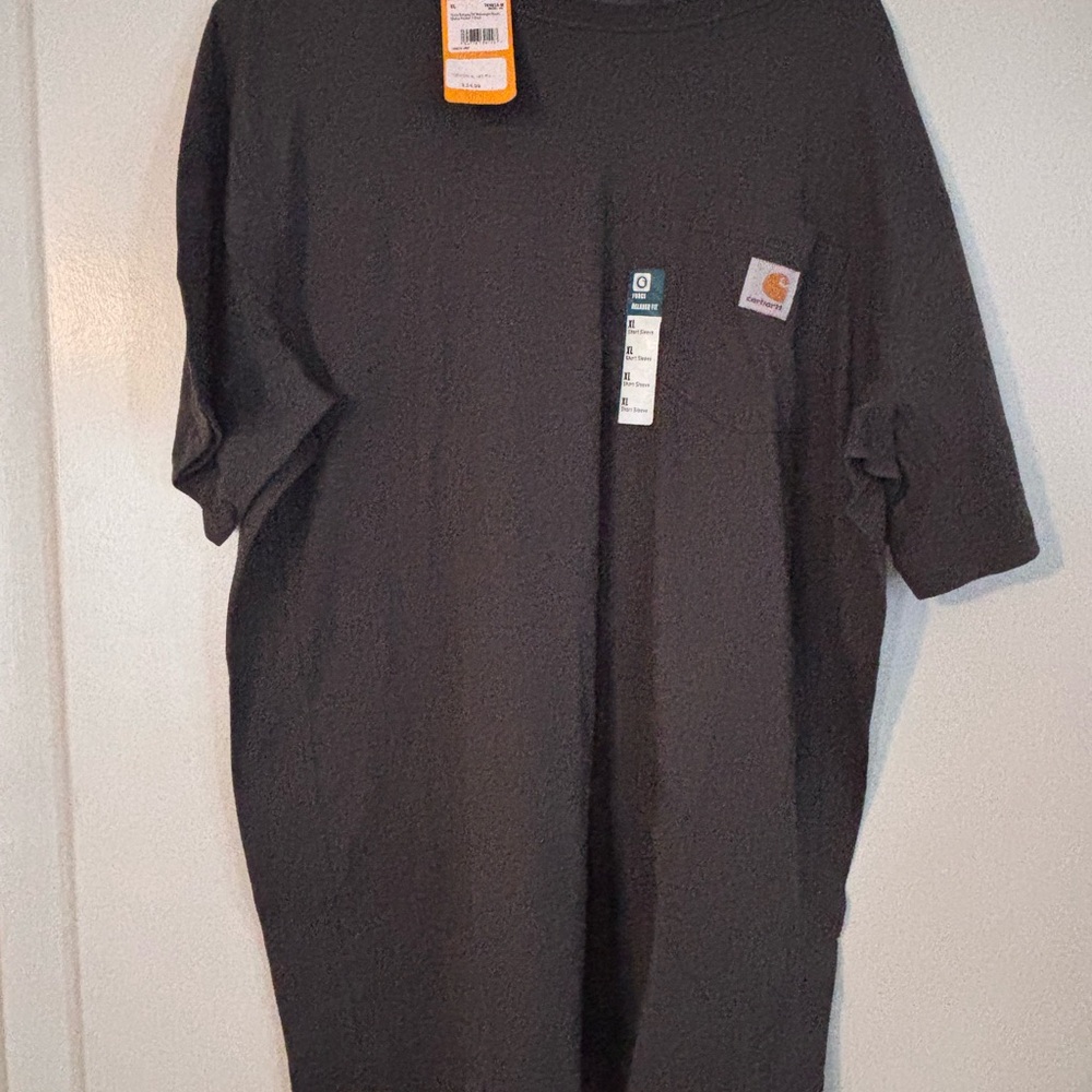 Carhartt Men's Dark Gray Short Sleeve Relax Fit Tee